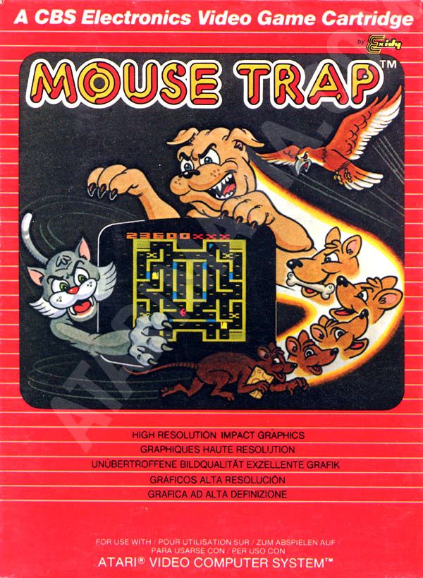 Jeu Cosmic Avenger (Mouse Trap CBS) Pour ColecoVision - Cartouche Seule, Occasion, Vendu Par Un Pro